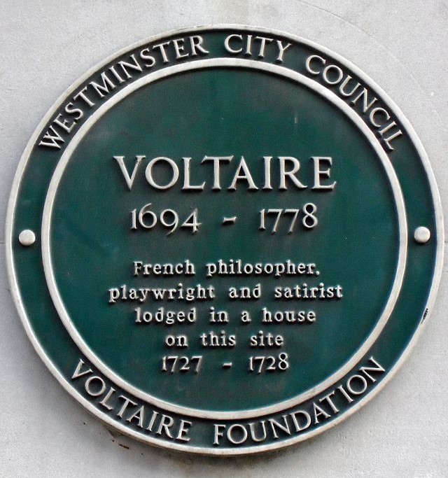 Voltaire Plaque